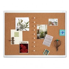 QUARTET White Frame Cork Board